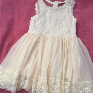 Ivory dress for toddler 2T